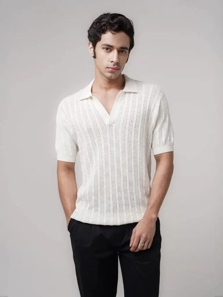 White Casual Wear Tee