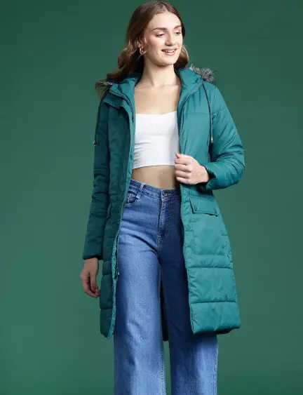 Longline Puffer Coat